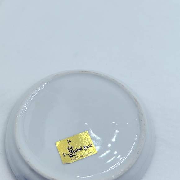 Vintage 90s Miniature Delft Style Tea set Tea for 2 Blue/white porcelain - Picture 6 of 7